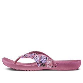 Chanclas Crocs Kadee con estampado rosa (mujeres) 206190-9A5