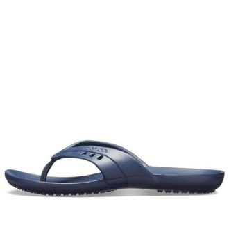 Chanclas Crocs Kadee para mujer, color azul, 14177-410
