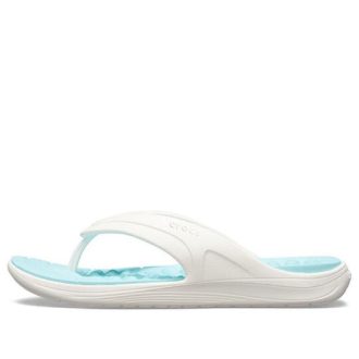 Chanclas Crocs Reviva Azul Blanco 205545-18B
