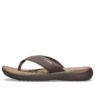 Chanclas Crocs Reviva «Marrón Espresso» 205715-22Z