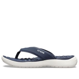 Chanclas Crocs Reviva para mujer, azul oscuro, 205473-462