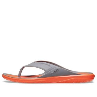 Chanclas Crocs Swiftwater Wave «Naranja Gris» 206242-0EK