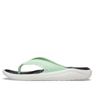 Chanclas de playa Crocs LiteRide verde menta 205182-3TP