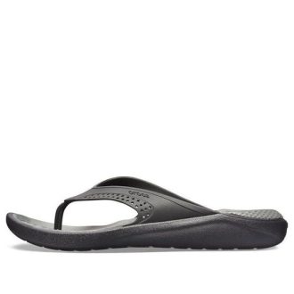 Chanclas de playa minimalistas Crocs LiteRide gris oscuro 205182-0DD