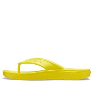 Chanclas de verano Crocs Kadee unisex amarillas 206119-7C1