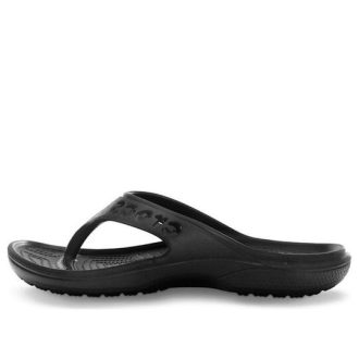 Chanclas planas Crocs Baya negras 11999-001