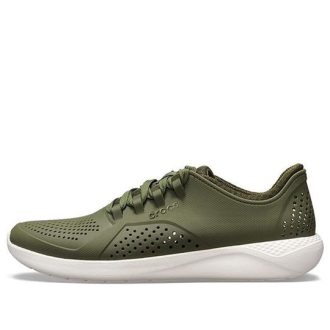 Crocs Literide Pacer «Verde militar y blanco» 204967-37P
