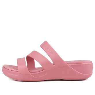 Crocs Monterey Strappy Wedge «Pink» 206304-682 (Mujeres)