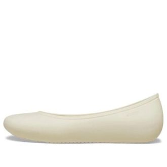Crocs (mujeres) Brooklyn Flat «Blanco» 209384-160