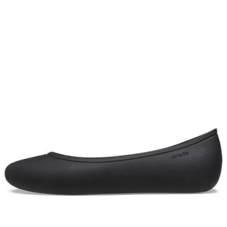 Crocs (mujeres) Brooklyn Flats «Negro» 209384-001