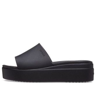 Crocs (mujeres) Brooklyn Slide «Negro» 208728-001