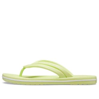 Crocs (mujeres) Crocband Flip «Verde claro» 206100-3U4