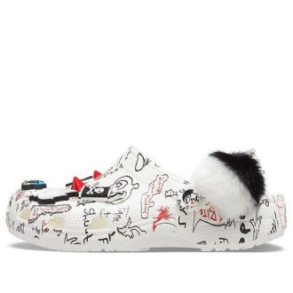 Crocs (mujeres) Cruella 2 x Zuecos Clásicos «Stay Weird» 207402-100