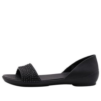 Crocs (mujeres) Lina Embellished D’Orsay Flat «negro» 204361-060