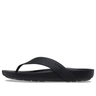 Crocs (mujeres) Splash Flip «Negro» 208218-001