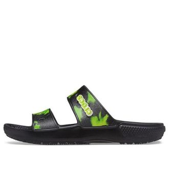 Crocs Soft Sole Shoe Negro Verde Unisex «Negro Verde» 207283-0GU