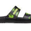 Crocs Soft Sole Shoe Negro Verde Unisex «Negro Verde» 207283-0GU