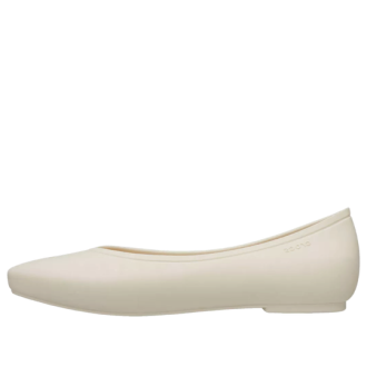 Crocs (WMNS) Brooklyn – Zapatos planos con punta en blanco crema 210169-160