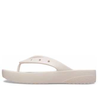 Crocs (WMNS) Classic Platform Flip «Blanco» 207714-6UR