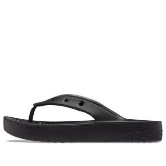 Crocs (WMNS) Classic Platform Flip «Negro» 207714-001