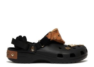Mini riñonera MCM x Classic Clog, color negro