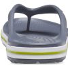 Pantuflas Crocs Bayaband Flip antideslizantes, informales, resistentes al desgaste, color gris y verde, 205393-0A3