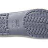 Pantuflas Crocs Bayaband Flip antideslizantes, informales, resistentes al desgaste, color gris y verde, 205393-0A3