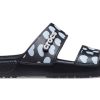 Pantuflas Crocs Classic Casual Fashion Unisex Negras y Azules 207680-066