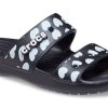 Pantuflas Crocs Classic Casual Fashion Unisex Negras y Azules 207680-066