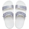 Pantuflas Crocs Classic Casual Fashion Unisex Plateadas 207769-90H