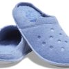 Pantuflas Crocs Classic Casual Thick Stay Warm Unisex Azules 203600-4RU