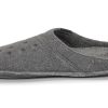 Pantuflas Crocs Classic Casual Thick Stay Warm Unisex Gris 203600-00Q