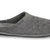 Pantuflas Crocs Classic Casual Thick Stay Warm Unisex Gris 203600-00Q