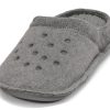Pantuflas Crocs Classic Casual Thick Stay Warm Unisex Gris 203600-00Q