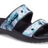 Pantuflas Crocs Classic Casual Unisex Azul Negro 207283-988