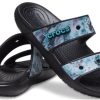 Pantuflas Crocs Classic Casual Unisex Azul Negro 207283-988