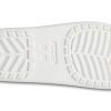 Pantuflas Crocs de suela gruesa para mujer, color blanco y dorado, 206919-100 Pantuflas Crocs de suela gruesa para mujer, color blanco y dorado, 206919-100