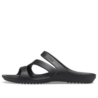 Pantuflas Crocs Kadee para mujer, color negro, 206756-001