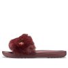 Pantuflas Crocs (WMNS) color vino tinto 205968-60U