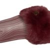 Pantuflas Crocs (WMNS) color vino tinto 205968-60U