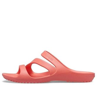 Pantuflas Crocs (WMNS) Naranja Rojo 206756-6SL