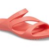 Pantuflas Crocs (WMNS) Naranja Rojo 206756-6SL