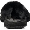 Pantuflas de piel estilo mule Crocs (mujeres) «Negro» 205394-001