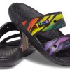 Pantuflas deportivas antideslizantes Crocs Classic, unisex, color negro, 207346-0C4