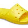 Pantuflas deportivas antideslizantes Crocs Cozy unisex amarillas 206121-7C1 Pantuflas deportivas antideslizantes Crocs Cozy unisex amarillas 206121-7C1