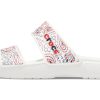Pantuflas deportivas Crocs Classic antideslizantes y resistentes al desgaste, unisex, blancas, 207350-94S