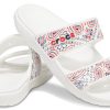 Pantuflas deportivas Crocs Classic antideslizantes y resistentes al desgaste, unisex, blancas, 207350-94S