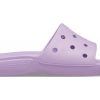 Pantuflas deportivas Crocs Classic Soft Sole Cozy unisex, moradas, 206121-5PR