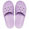Pantuflas deportivas Crocs Classic Soft Sole Cozy unisex, moradas, 206121-5PR