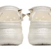 Pantuflas deportivas de playa para mujer Crocs, color blanco, 206783-100
